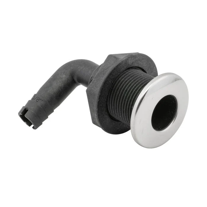 Stainless Steel/Nylon Thru Hull with Barb | Whitecap S-3810