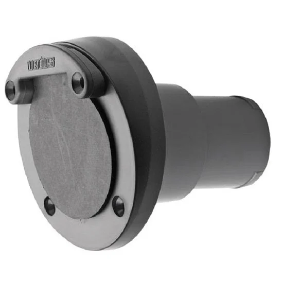 Vetus Plastic Transom Exhaust Connection with Check Valve, 50mm