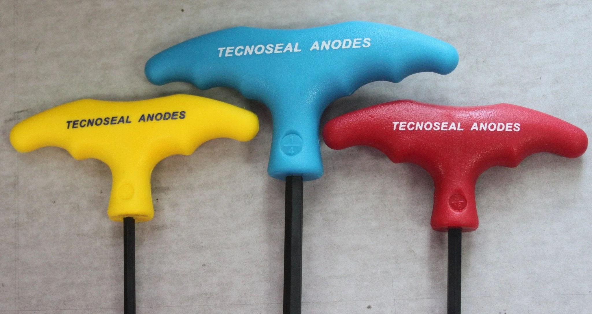 T-Handle Hex Anode Wrenches for X/R/C Anodes 3 Piece Set