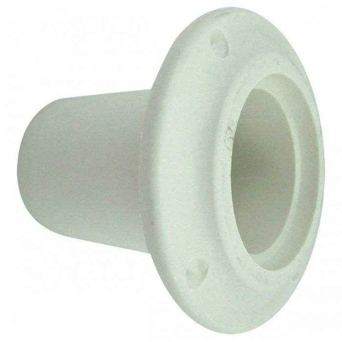 Thru Hull Fitting Exhaust - 5 in. White | Centek 1200337