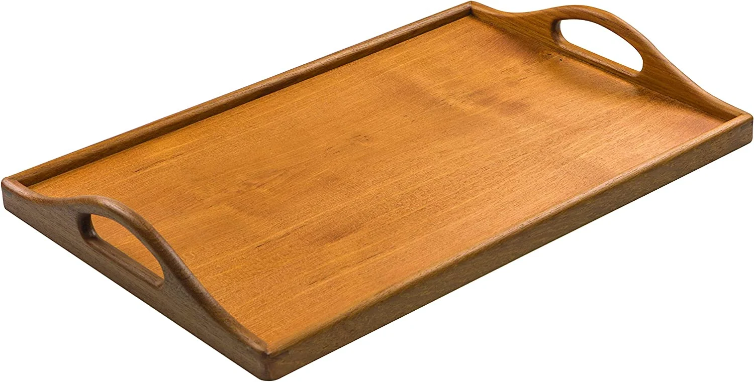 SERVING TRAY TEAK
