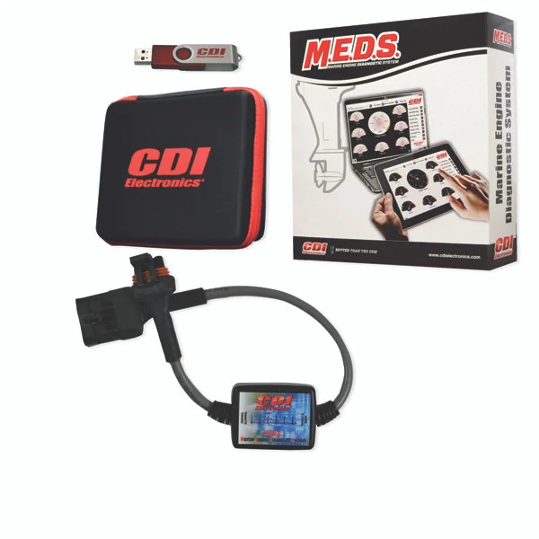 CDI Electronics 531-0119I4 M.E.D.S. Marine Engine Diagnostic System Upgrade/Add-On - MEFI 1-4 Gas Inboards - 531-0119I4