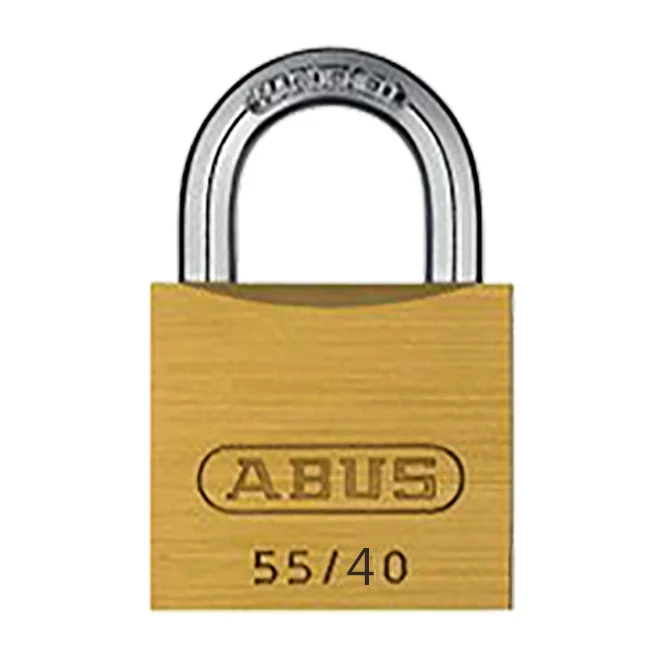 Abus Brass Body Padlock 55/40, Keyed Alike 1-1/2"