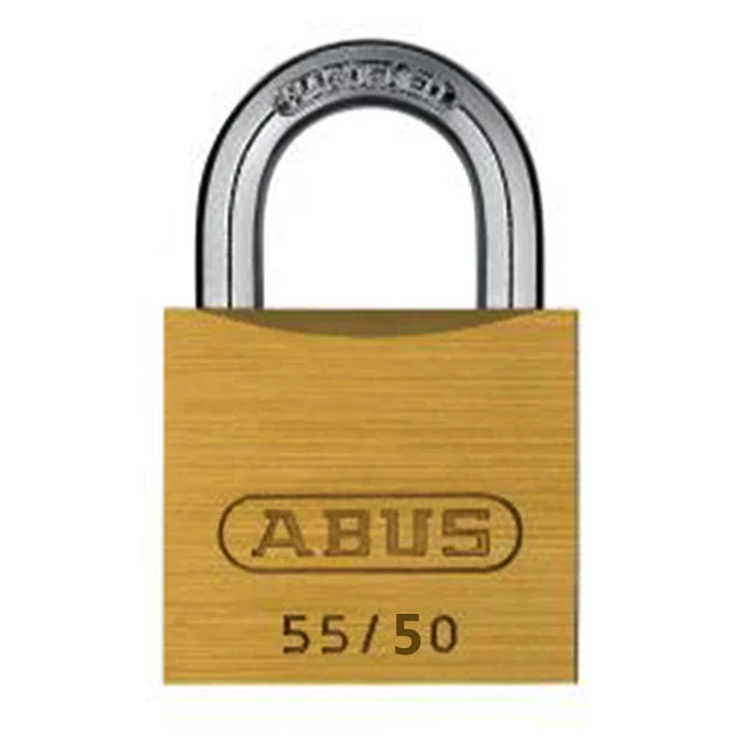 Abus Brass Body Padlock 55/50, Keyed Alike 2"
