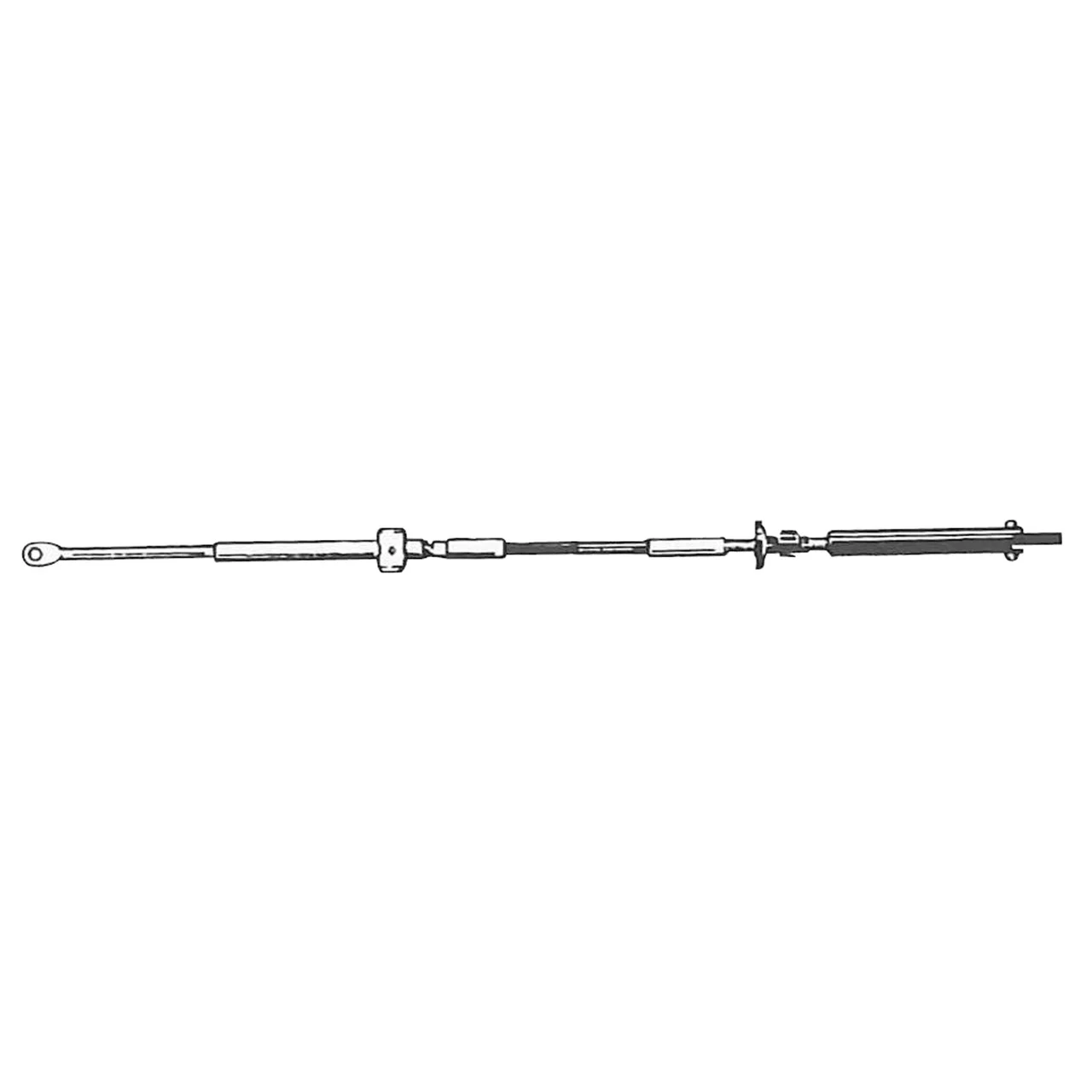 Uflex C14X08 BRP/Evinrude Engine Control Cables - 8' - C14X08