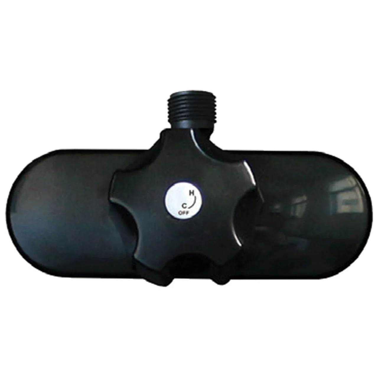 Empire Brass CRD-SL53-SHWRBX-BLK Non-Metallic Single Knob Shower Valve with Vacuum Breaker - 4", Black - CRD-SL53-SHWRBX-BLK
