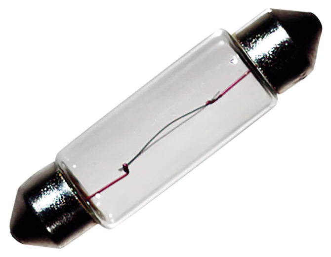 Ancor Festoon 12V, 10W (Red) - 2Pk