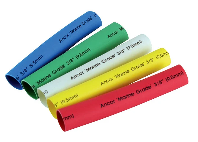 Ancor Heat Shrink Tubing (ALT) Assorted Colors 3/8" x 3" - 5 Pack