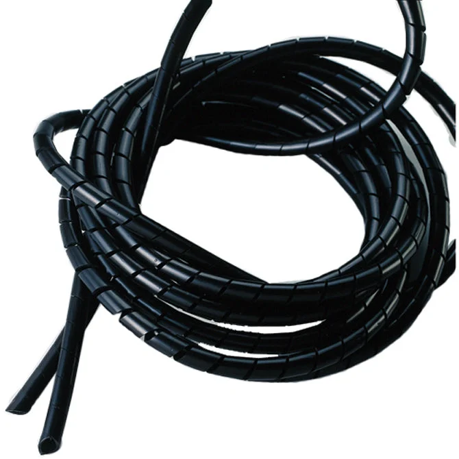 Ancor Spiral Wrap Black 3/8" x 10'