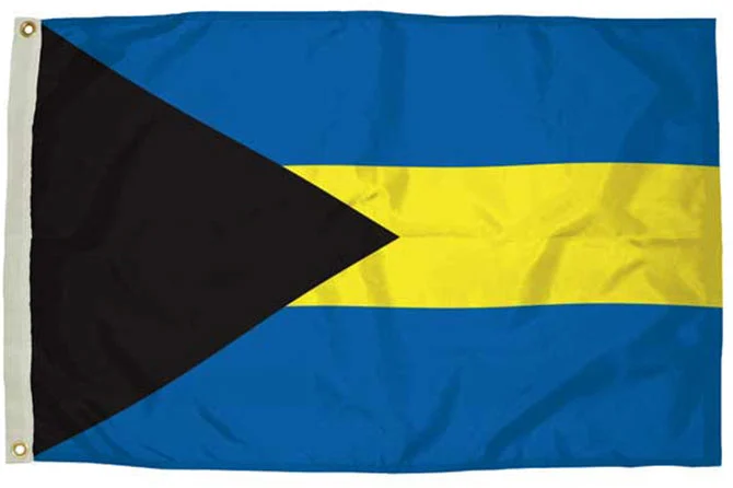 Annin Bahamas Large Flag - 36" x 60"