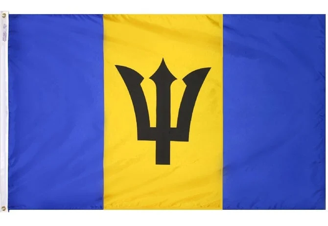 Annin Barbados Courtesy Flag - 12" x 18"