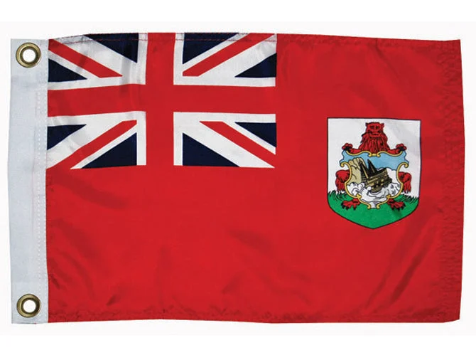 Annin Bermuda Courtesy Flag - 12" x 18"