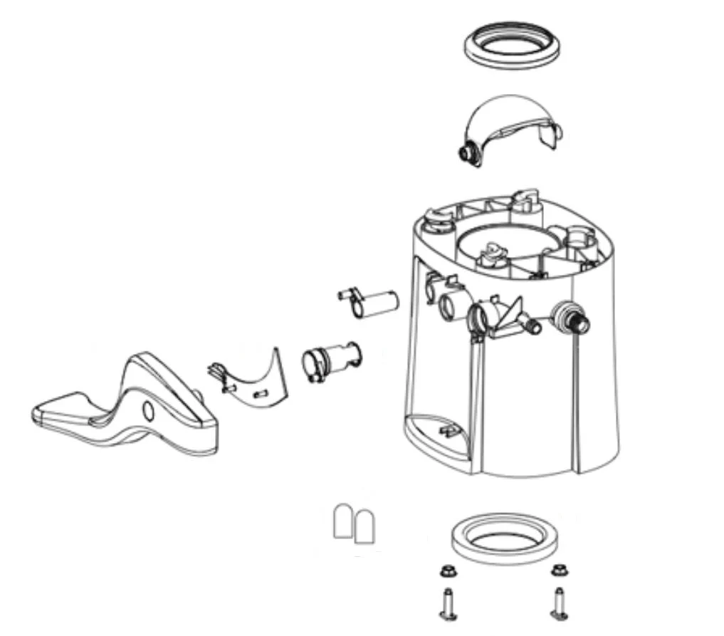 Thetford Aqua Magic Ii Base-White – Marine Boat Replacement Part