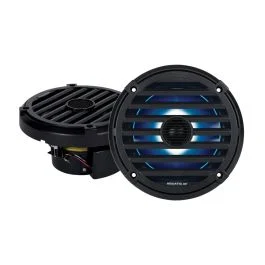 Aquatic Av Elite 6.5" Rgb Speakers - Black - Pair