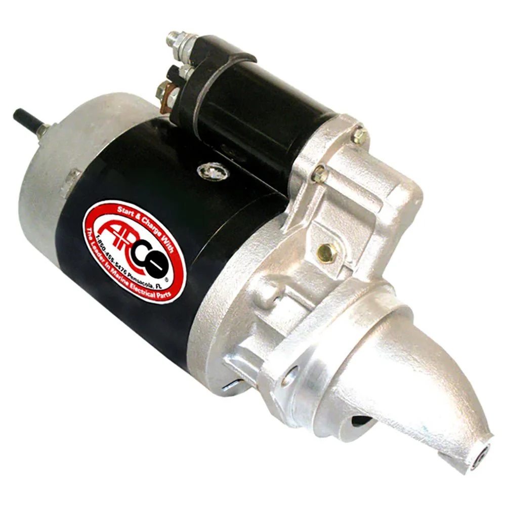 ARCO Marine Inboard Top Mount Inboard Starter - Counter Clockwise Rotation