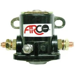 Arco Marine Original Equipment Quality Replacement Solenoid F/Chrysler & Brp-Omc - 12v, Grounded Base