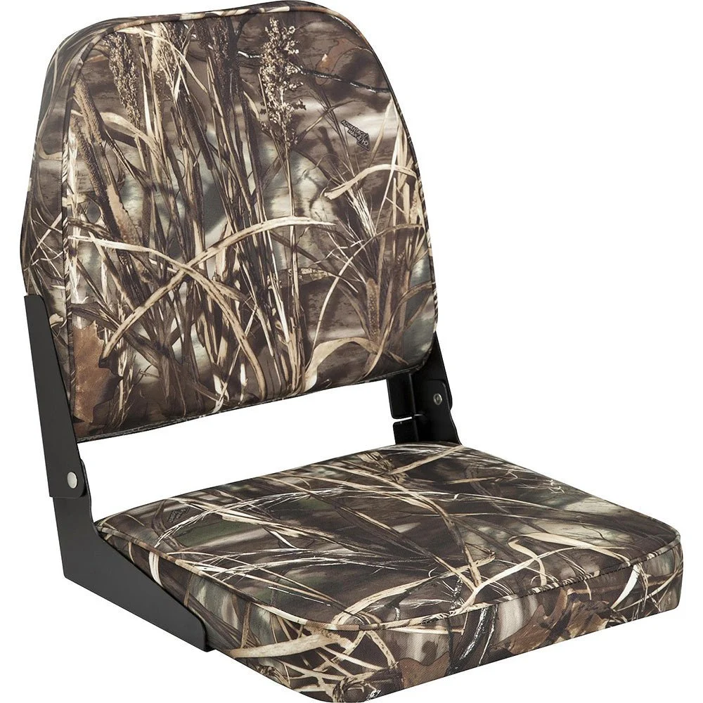 Attwood Marine Swivl-Eze Low Back Padded Flip Seat - Camo