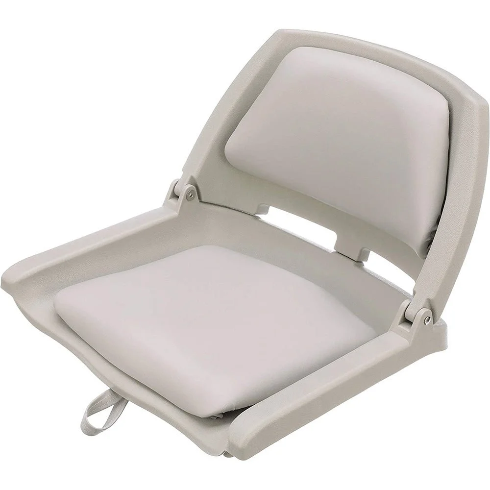 Attwood Marine Grey Padded Flip Seat for Boats by Attwood Swivl-Eze
