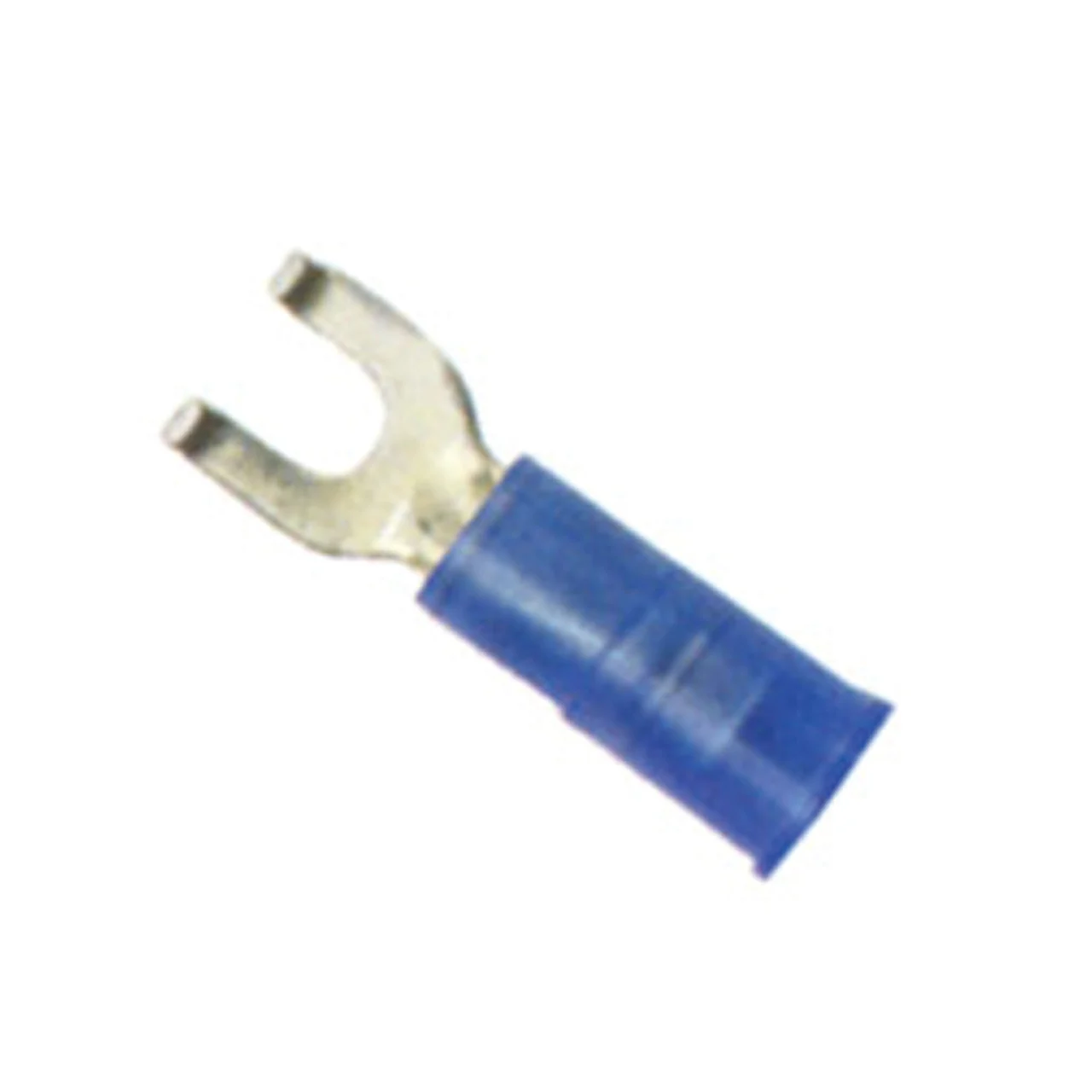 Ancor 230312 Nylon Flanged Spade - 16-14, #8, Blue, Pack of 6 - 230312