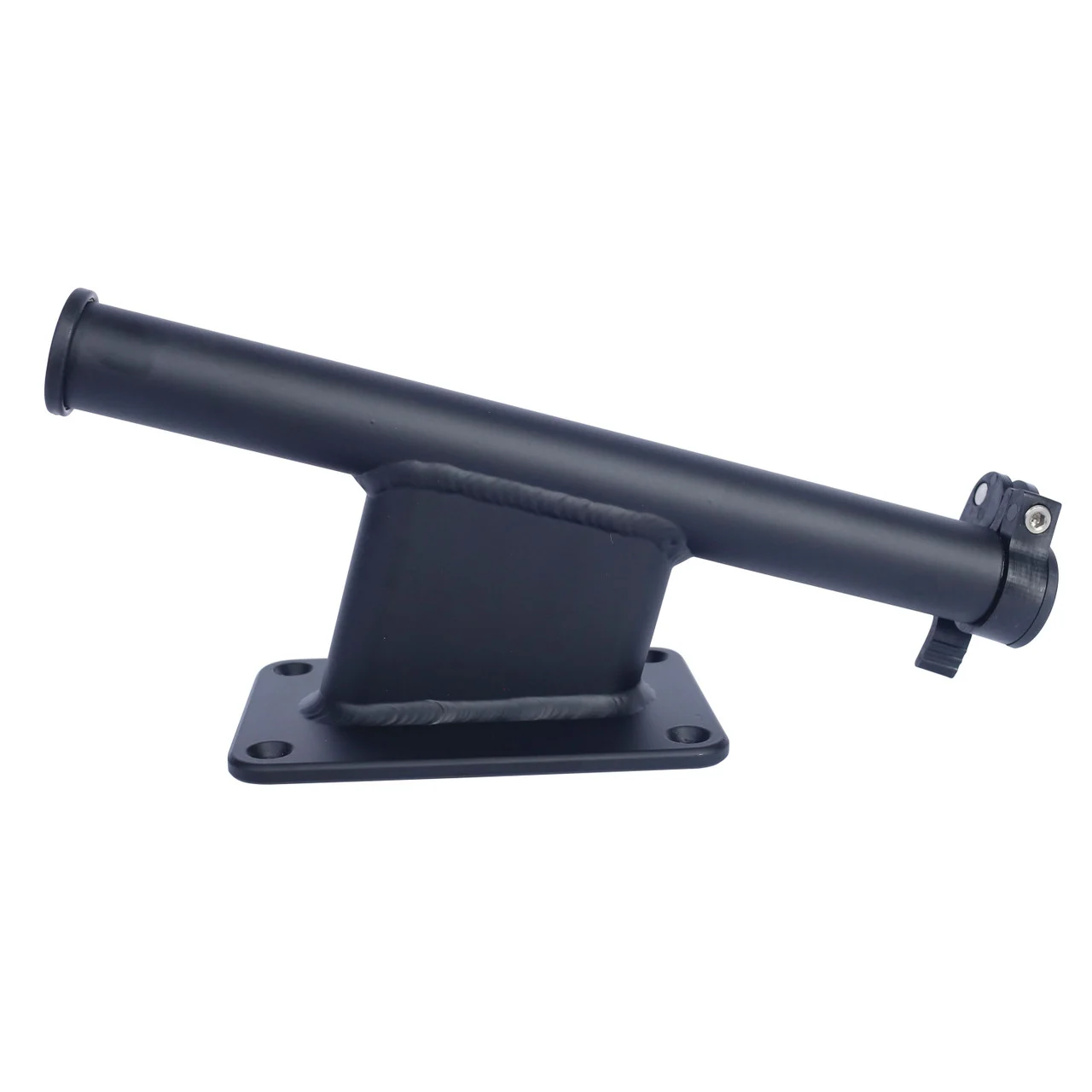 Panther KPS50B Transom Mount Brackets - 5" Setback - Black - KPS50B