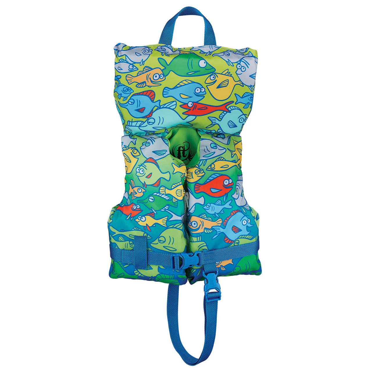Full Throttle 104200-500-000-15 Infant / Child Character Vest - Fish - 104200-500-000-15