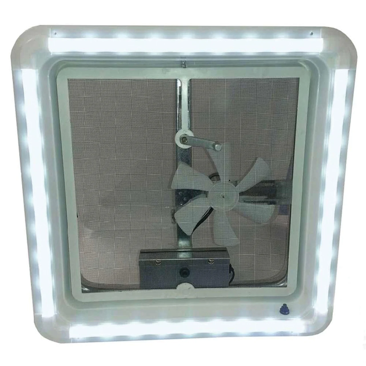 Heng's HG-LR-W-CW-AFT LED Vent Trim Kit, White Lens Ring Diffuser - Cool White Light - HG-LR-W-CW-AFT