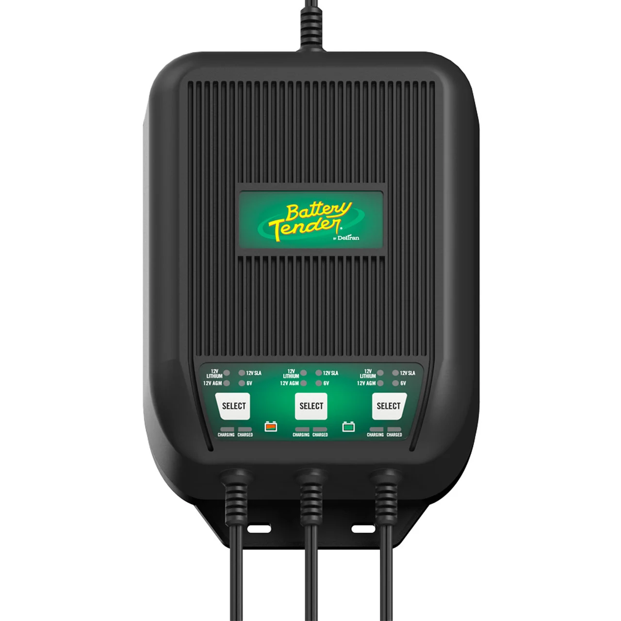 Battery Tender 022-1003-dl-wh Wavecharge 3-bank Selectable 12v Or 6v - 9 Amp Battery Charger - 022-1003-DL-WH