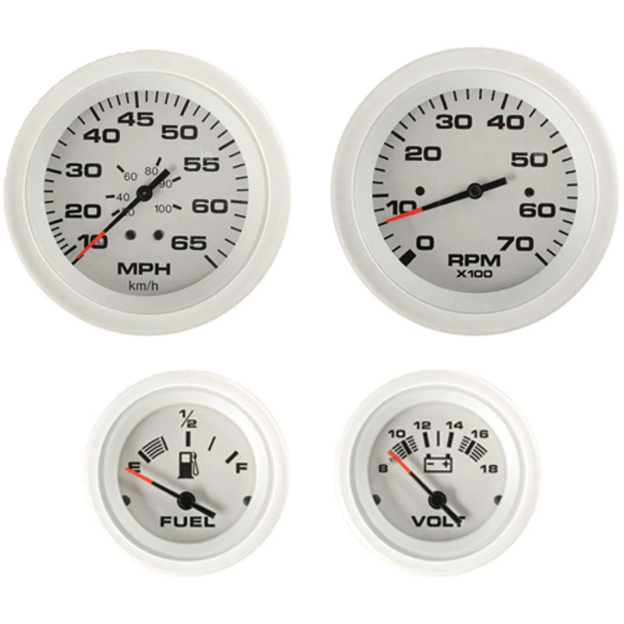 Sierra 68365P Arctic Fuel Gauge - 68365P