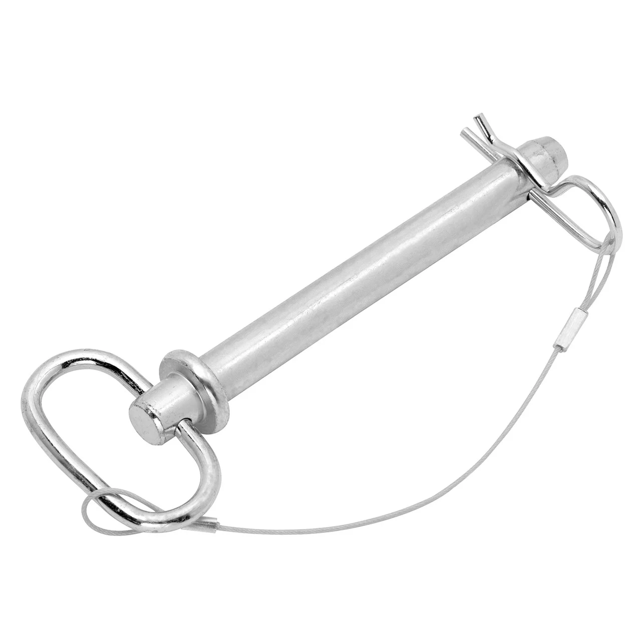 Fulton 500334 5/8" x 4.5" Replacement Pivot Pin with Lanyard for 3" x 3" Hinge Kit - 500334