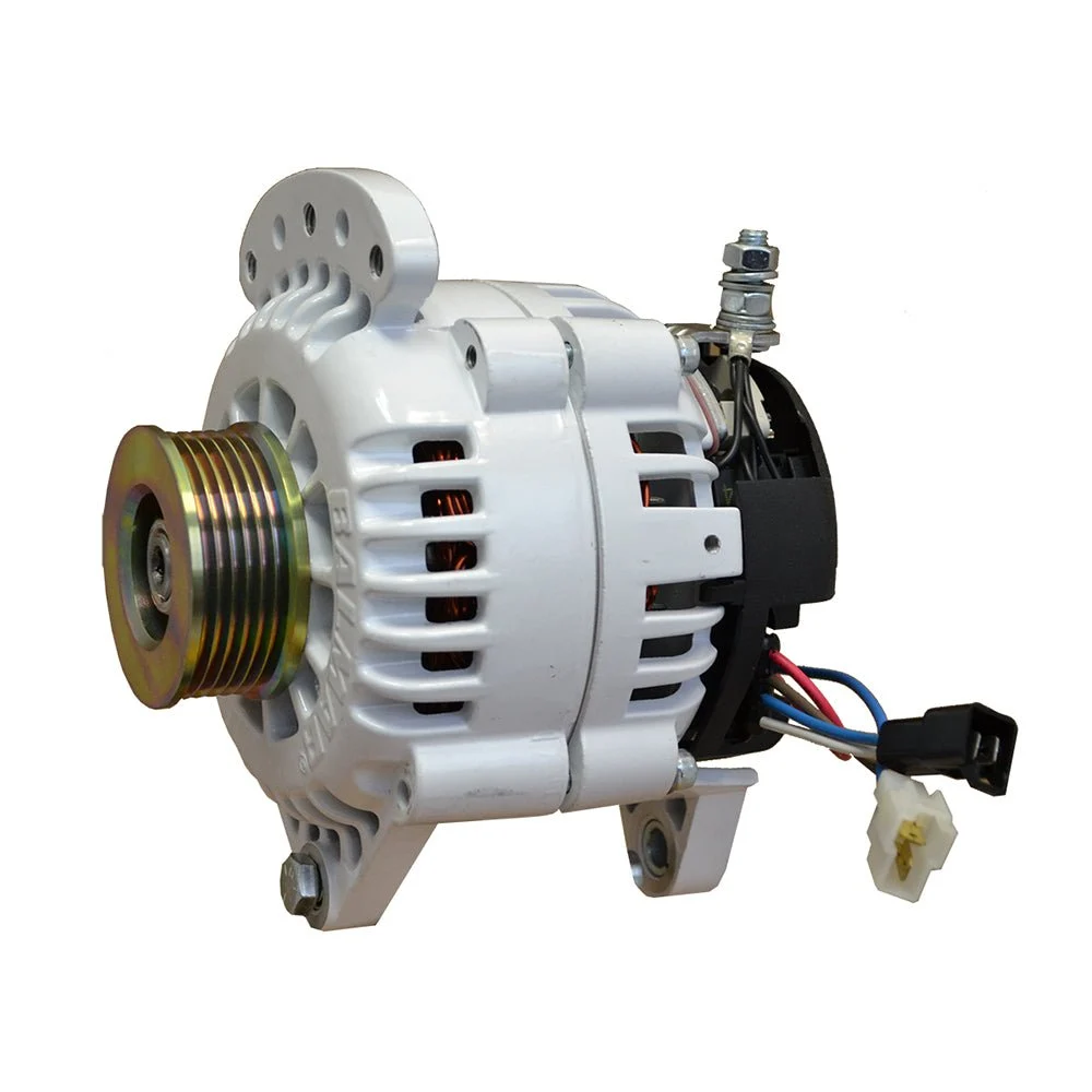 Balmar Alternator 120 Amp 12V 3.15" Dual foot Saddle Single K6 Pulley w/Isolated Grounding – Marine Boat Replacement Part