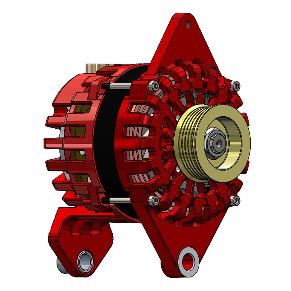 Balmar Alternator 170 AMP 12V 4" Dual Foot Saddle K6 Pulley – Marine Boat Replacement Part