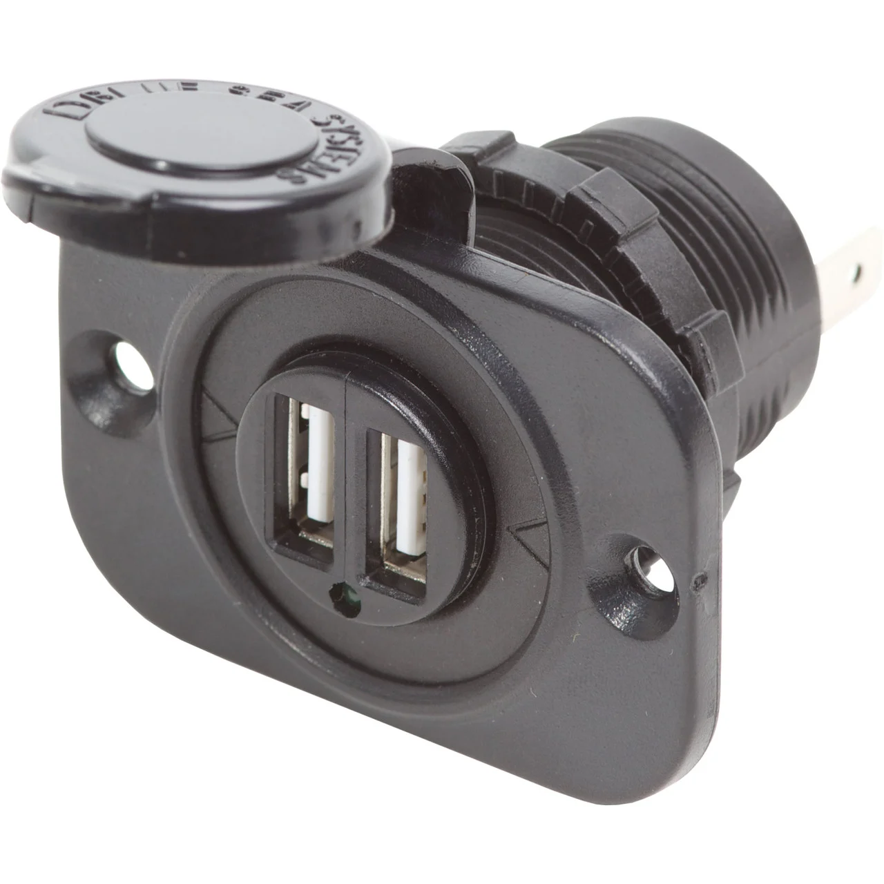 Blue Sea Systems 1016-BSS Dual USB Charger Socket, 2.1A - 1016-BSS