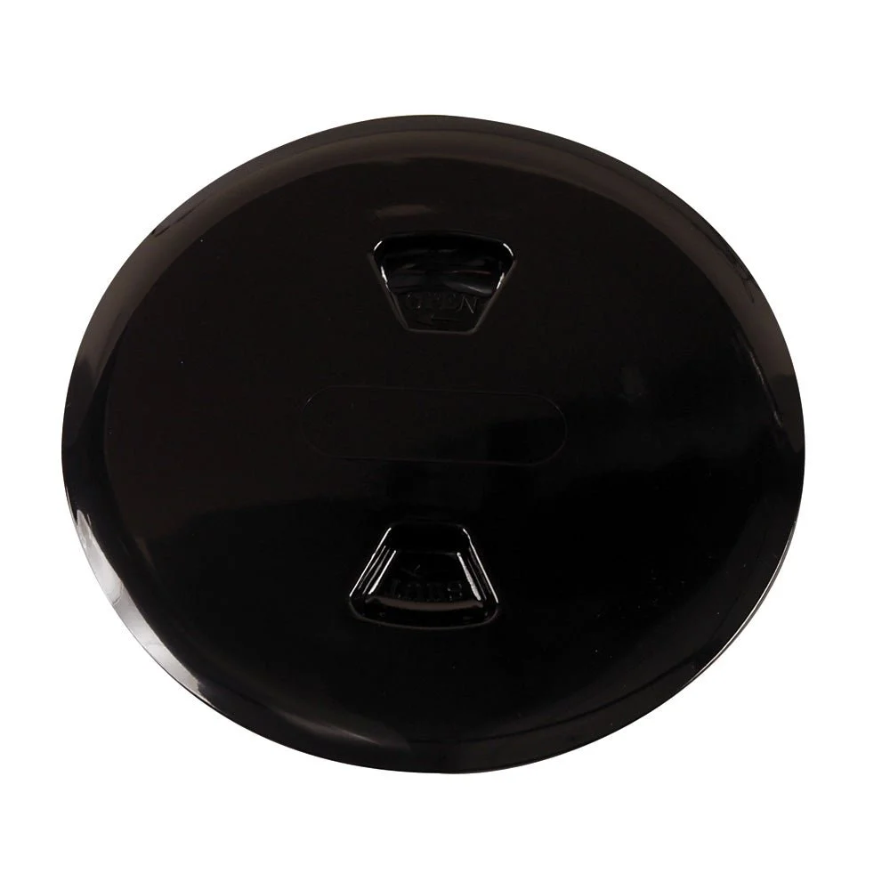 Beckson Marine Beckson 5" Twist-Out Deck Plate - Black