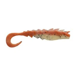 Berkley Gulp! Saltwater Nemesis Prawn Curl Tail - 4" - New Penny