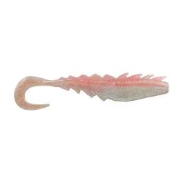 Berkley Gulp! Saltwater Nemesis Prawn Curl Tail - 5" - Flamingo Chrome