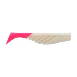 Berkley Gulp! Saltwater Ripple Mullet - 4" - Pearl White/Pink Gsrm4-Pwp