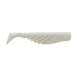 Berkley Gulp! Saltwater Ripple Mullet - 4" - Pearl White Gsrm4-Pw