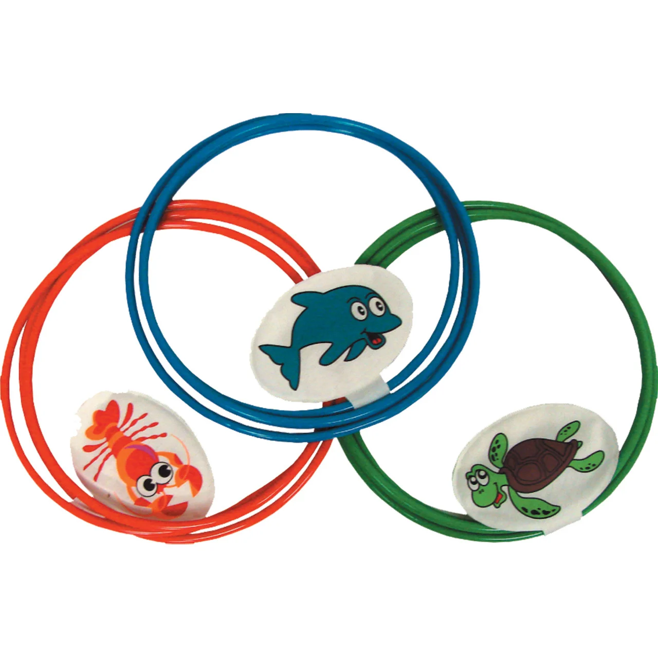 Water Sports 81055-7 Swim Thru Rings Assorted Pack - 81055-7