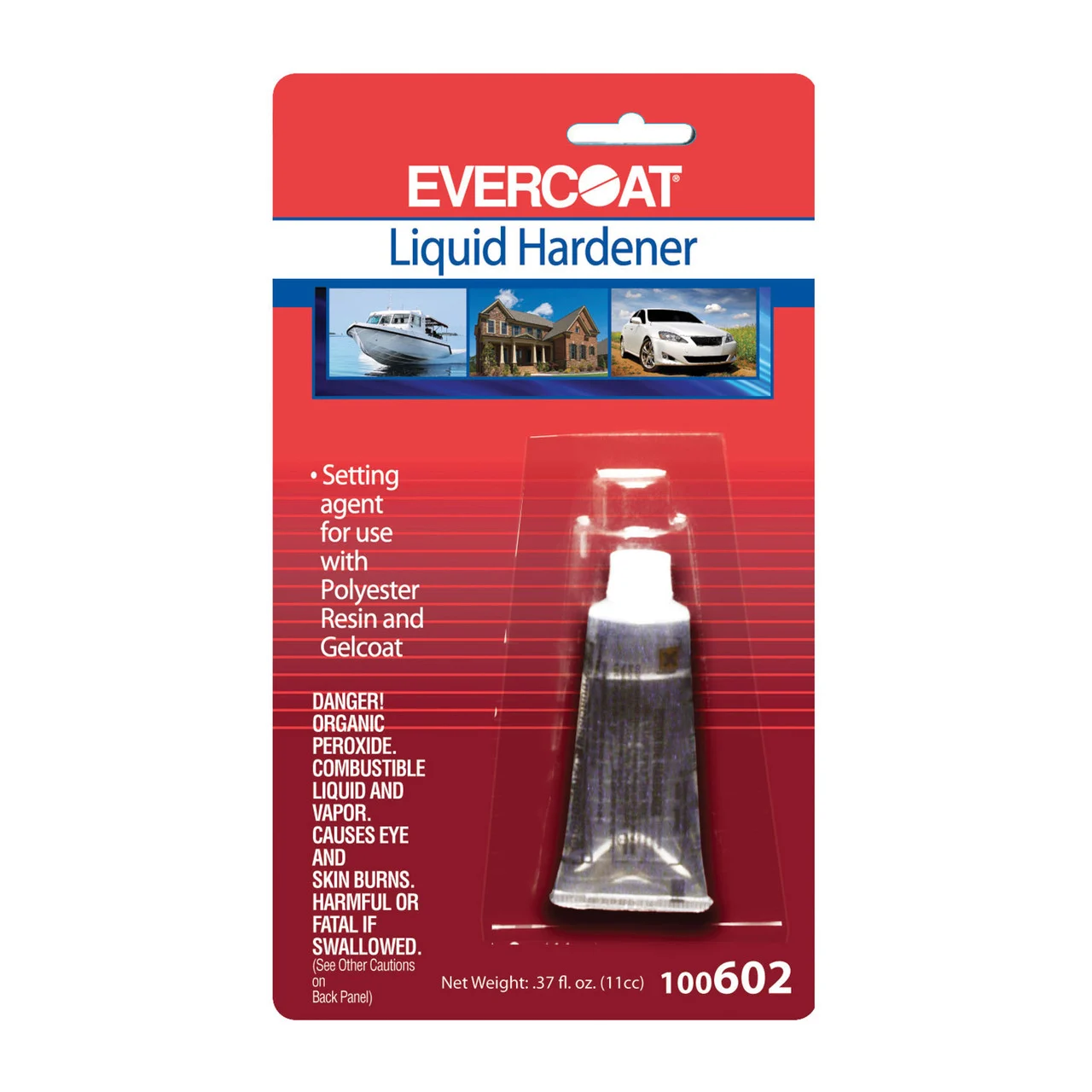 Evercoat 100602 Liquid Hardener - 11 CC For Quart - 100602