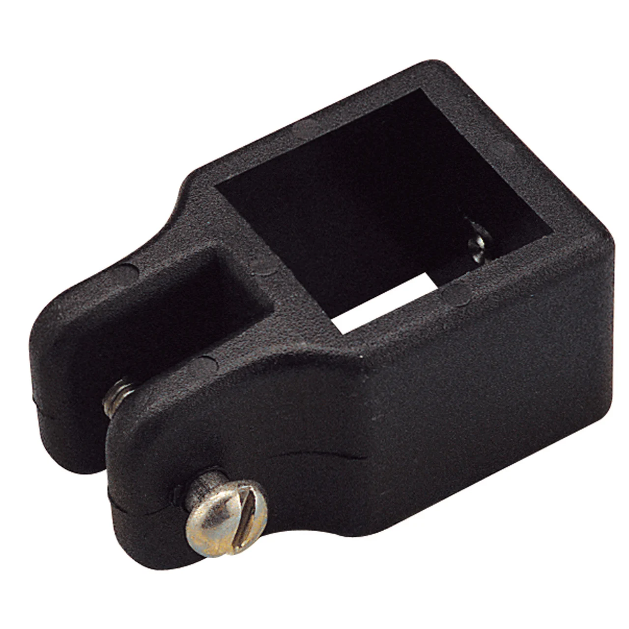 Sea-Dog 273560-1 Nylon Square Tube Top Slide, Black - 1" - 273560-1