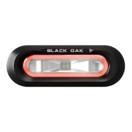 Black Oak Low Pro Flush - Black Housing - Red Led