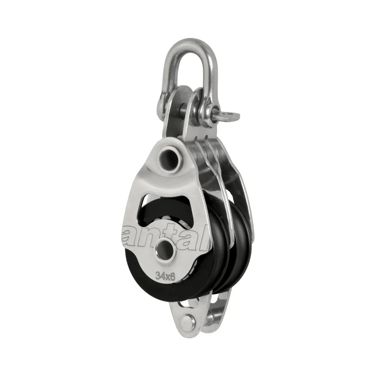 Antal 34mm Double Shackle Block w/ Becket