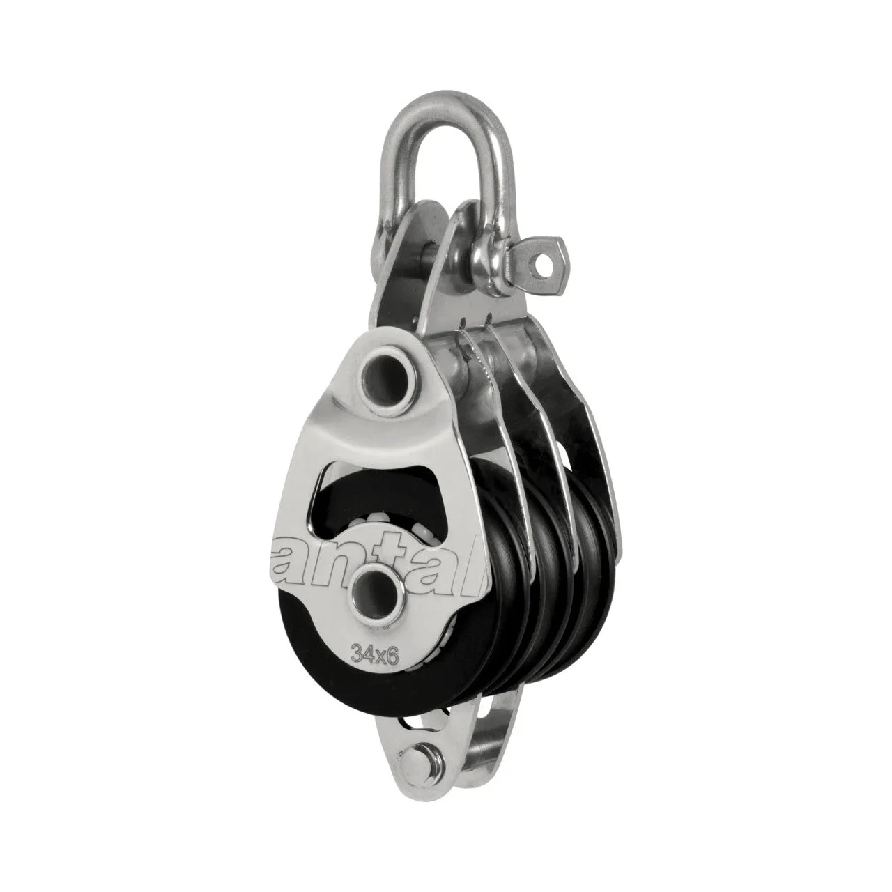Antal 34mm Triple Shackle Block w/ Becket