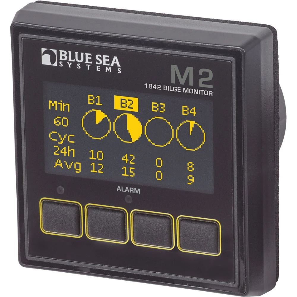 Blue Sea Systems 1842 M2 OLED Digital Bilge Meter – Marine Boat Replacement Part