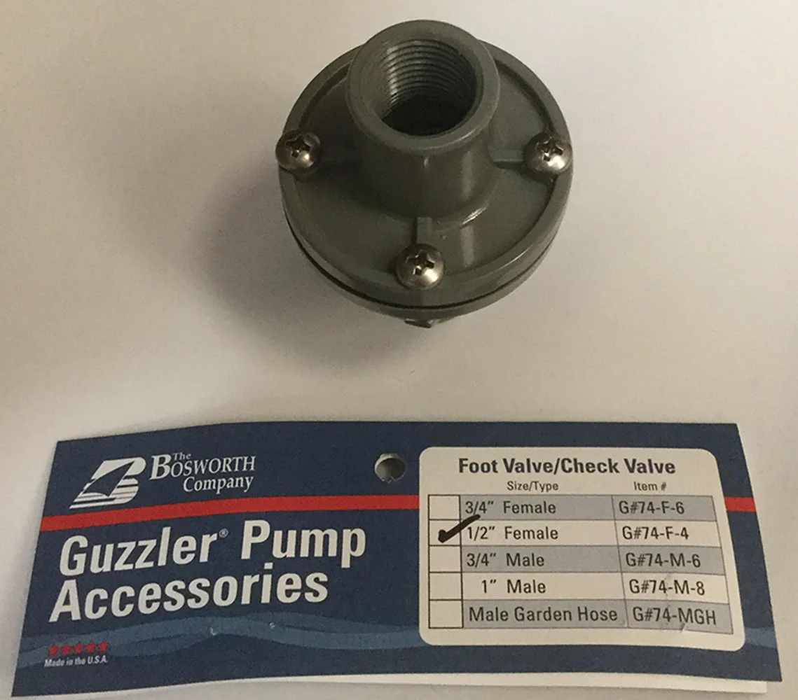 Bosworth Check Valve Female Threaded Pipe 1/2"