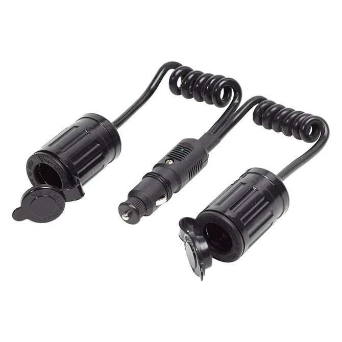 BSS 12 Volt Plug w/Double Extension Socket