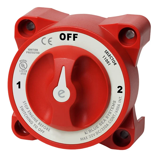 BSS E-Series Selector 3 Position Battery Switch w/AFDc