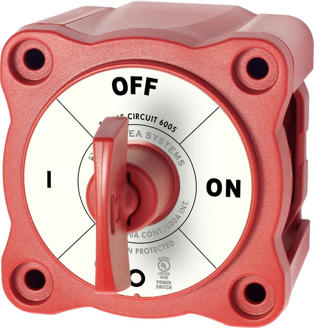 BSS Mm-Series Mini On-Off Battery Switch w/Key - Red