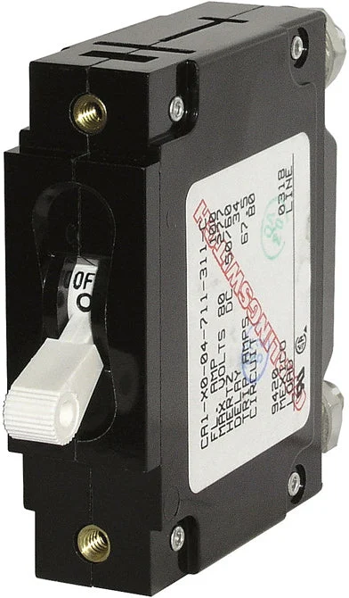 BSS C-Series White Toggle Circuit Breaker - Single Pole 100 Amp