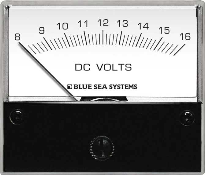 BSS DC Analog Voltmeter - 8 to 16V DC